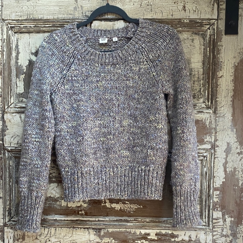 GAP Vintage Y2K Multicolor Knit Sweater